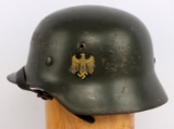 WWII GERMAN THIRD REICH DOUBLE DECAL HEER M35