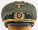 WWII GERMAN WEHRMACHT HEINZ GUDERIAN VISOR CAP