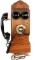 PHONECO ANTIQUE WOOD WALL HANGING TELEPHONE