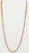14K YELLOW GOLD POPCORN LINK CHAIN NECKLACE 20