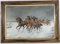 RUSSIAN CIRCASSIAN KABARDIAN HORSE RACE PAINTING