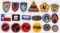 WWI WWII US PATCH LOT ASSORTED DUI & REGIMENTS