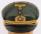 NAMED WWII GERMAN THIRD REICH OFFICER VISOR