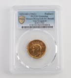 1961 KINGDOM OF IRAN PAHLAVI GOLD COIN PCGS AU