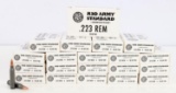 400 ROUNDS OF .223 RED ARMY STANDARD AMMO