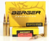 40 ROUNDS OF BERGER 300 PRC AMMUNITION 205 GRAIN