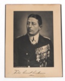 PERSONAL AUTOGRAPH OF COUNT VON LUCKNER W MEDALS