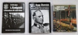 3 BOOK LOT SS ADOLF HITLER & SEPP DIETRICH