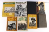 8 BOOKS ON WWII ROMMEL PANZERS & AFRIKA KORPS
