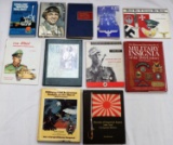 11 BOOKS ON WWII GERMAN JAPAN MILITARY MEDALS MORE