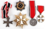 5 WWII GERMAN WAR MERIT BLOOD ORDER CROSS LOT