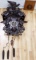 ORNATE CARVED ANTIQUE BLACK FOREST CUCKOO CLOCK