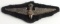 WWI AERIAL BOMBER STERLING PIN BACK WINGS