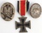 WWII GI BRING BACK GERMAN IRON CROSS AND BADGES