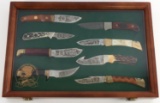 8 NORTH AMERICAN HUNTING HERITAGE KNIFE COLLECTION