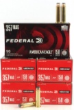 250 ROUNDS FEDERAL AMERICAN EAGLE 357 MAG AMMO