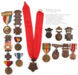 SPAN AM WWI MEDAL GROUPING SGT MAJOR HENRY S BALL