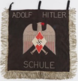 WWII GERMAN REICH HITLERJUGEND DOUBLE SIDED FLAG