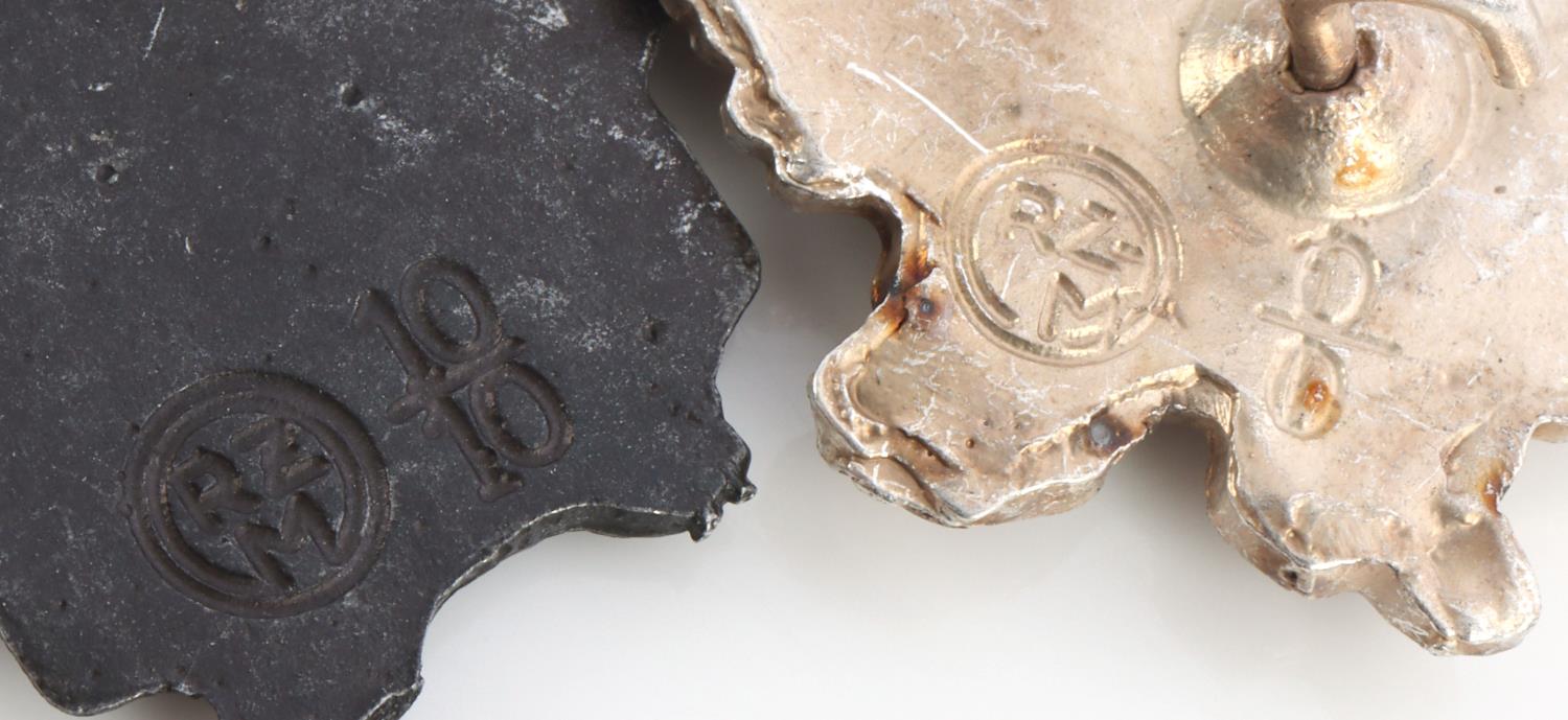 Ｗワイマールドイツ軍＊ＷＷ１＊キフホイザー記念碑章（実物） 5 WWI IMPERIAL GERMAN STORMTROOPER SKULL BADGE | Proxibid