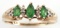 EMERALD DIAMOND 10K YELLOW GOLD BIRTHSTONE RING