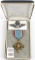 US AIR FORCE CROSS MEDAL & WWII COMMAND PILOT WING