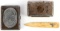 3 WWII GERMAN REICH CIGARETTE CASE & TRINKET BOX