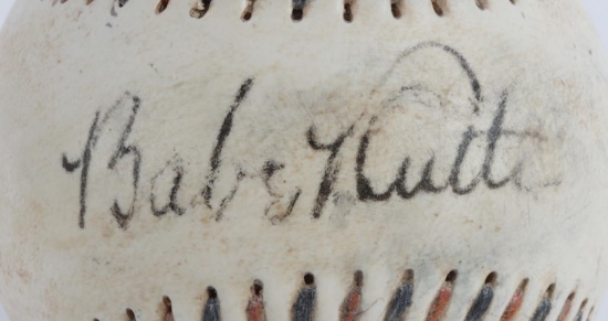 NEW YORK YANKEES BABE RUTH AUTOGRAPHED BASEBALL