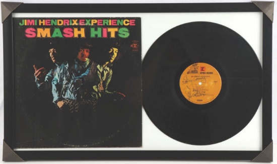 JIMI HENDRIX EXPERIENCE SIGNED RECORD W/ COA