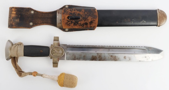 WWII GERMAN THIRD REICH RED CROSS HEWER DAGGER