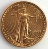 2003 GOLD 1/10 OZ AMERICAN EAGLE COIN BU