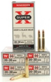 100 ROUNDS OF 30-30 WINCHESTER SUPER X 150GR