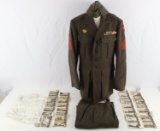 WWII USMC 3RD MARINES QUARTERMASTER SGT UNIFORM