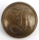 US CIVIL WAR CONFEDERATE INFANTRY SCRIPT BUTTON