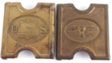 US NAVAL AIR STATION ANSON MILLS BELT BUCKLES