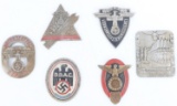 6 WWII GERMAN REICH DDAC & NSKK SQUADRON BADGES