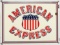 AMERICAN EXPRESS PORCELAIN 16 X 12 INCH SIGN