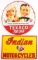 VINTAGE INDIAN AND TEXACO PORCELAIN ADVERT SIGNS