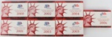 7 US MINT SILVER PROOF SETS 2000 THROUGH 2006