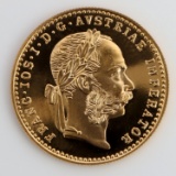 1915 AUSTRIA PROOF LIKE DUCAT .999 FINE GOLD COIN