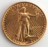 1989 GOLD 1/10 OZ AMERICAN EAGLE COIN BU