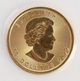 GOLD COIN 1/4 TROY OUNCE CANADIAN MAPLE LEAF
