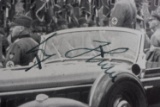WWII GERMAN HITLER AUTOGRAPHED RALLY POSTCARD