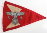 WWII GERMAN THIRD REICH GAULEITER PENNANT FLAG