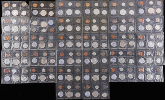 32 PROOF SET LOT MIXED 1960 TO 1964 SILVER SETS