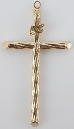 10 KARAT YELLOW GOLD CROSS