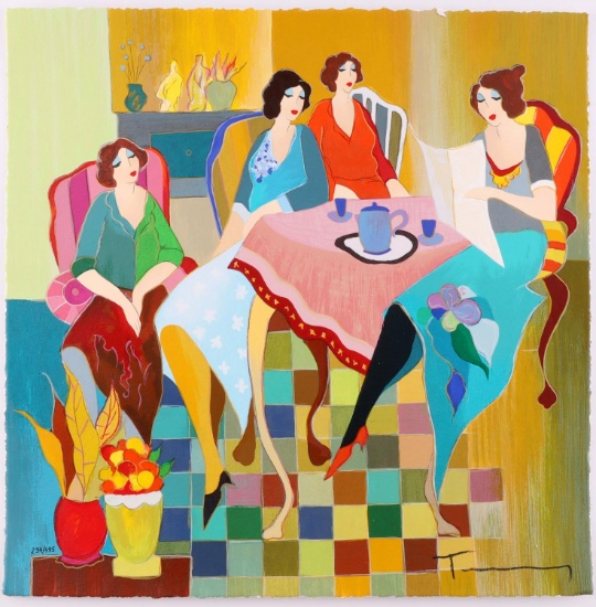 TARKAY STORYTIME SIGNED ARTIST PROOF SERIGRAPH