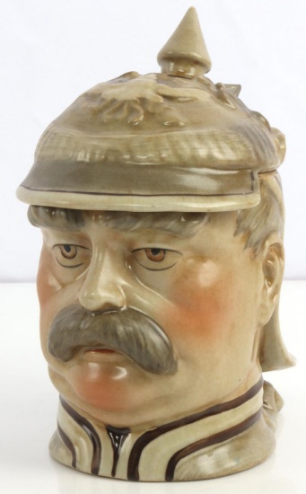 GERMAN OTTO VON BISMARCK PORCELAIN CHARACTER STEIN