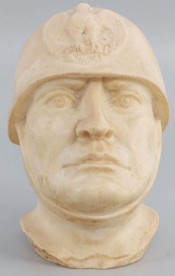 WWII FASCIST ITALIAN BENITO MUSSOLINI BUST