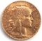 1911 FRENCH 20 FRANCS GOLD COIN UNC
