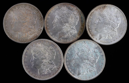 1882 18891898 1902 BU MS MORGAN SILVER DOLLAR COIN